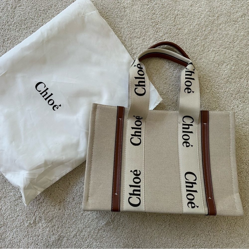 New Beige Canvas Tote Bag